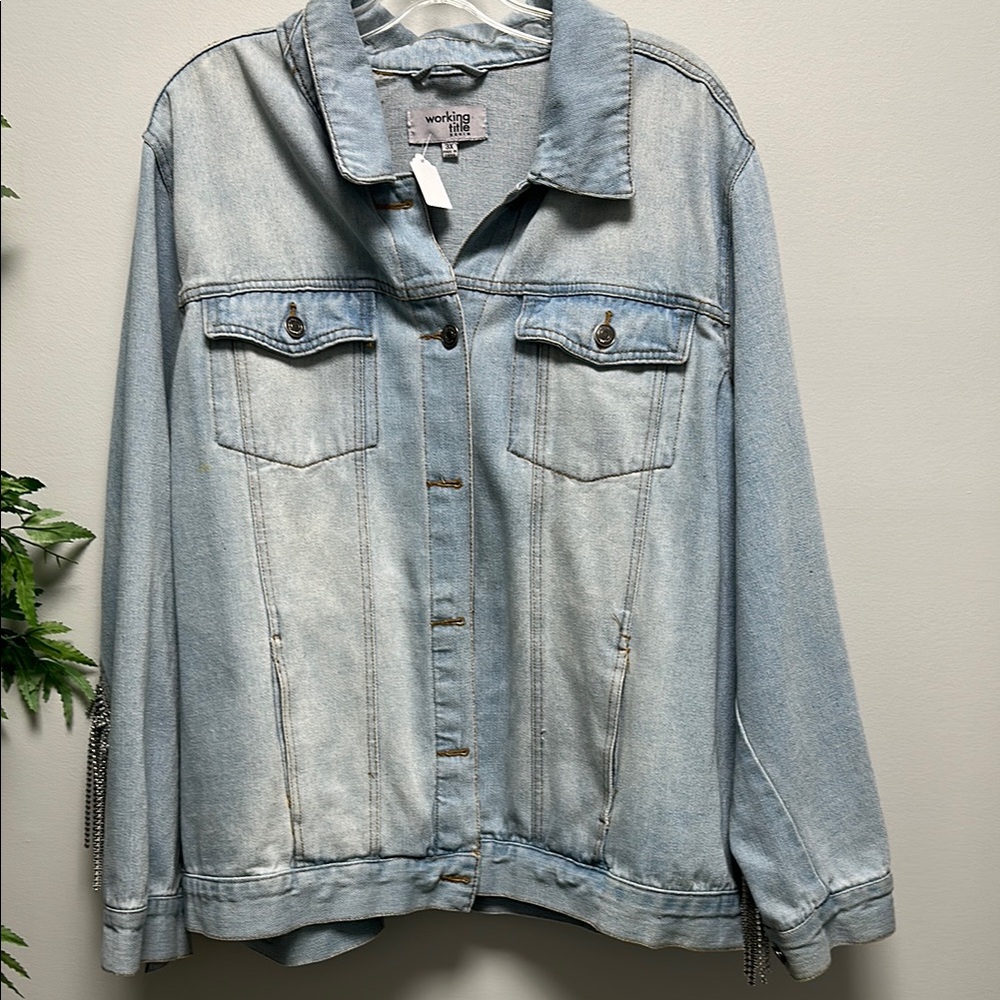 Blue Jean Jacket Relaxed Fit Vintage Style